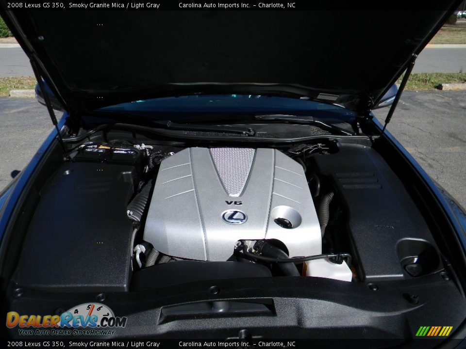 2008 Lexus GS 350 Smoky Granite Mica / Light Gray Photo #25