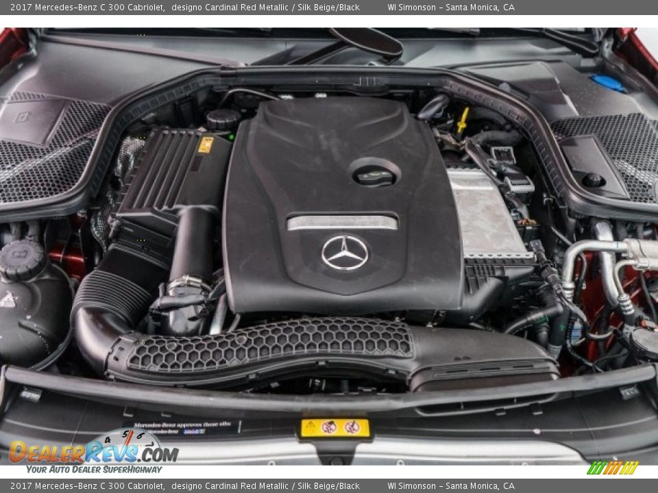 2017 Mercedes-Benz C 300 Cabriolet 2.0 Liter DI Turbocharged DOHC 16-Valve VVT 4 Cylinder Engine Photo #9