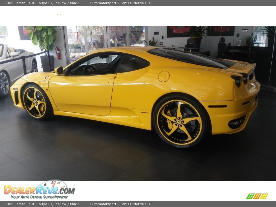 2005 Ferrari F430 Coupe F1 Yellow / Black Photo #20