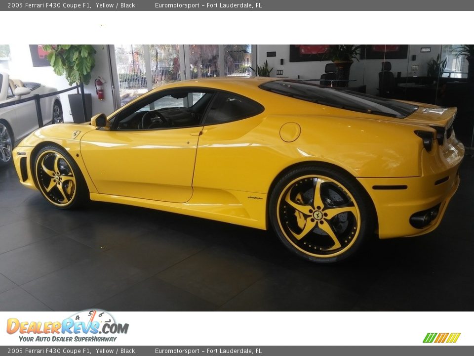 2005 Ferrari F430 Coupe F1 Yellow / Black Photo #21
