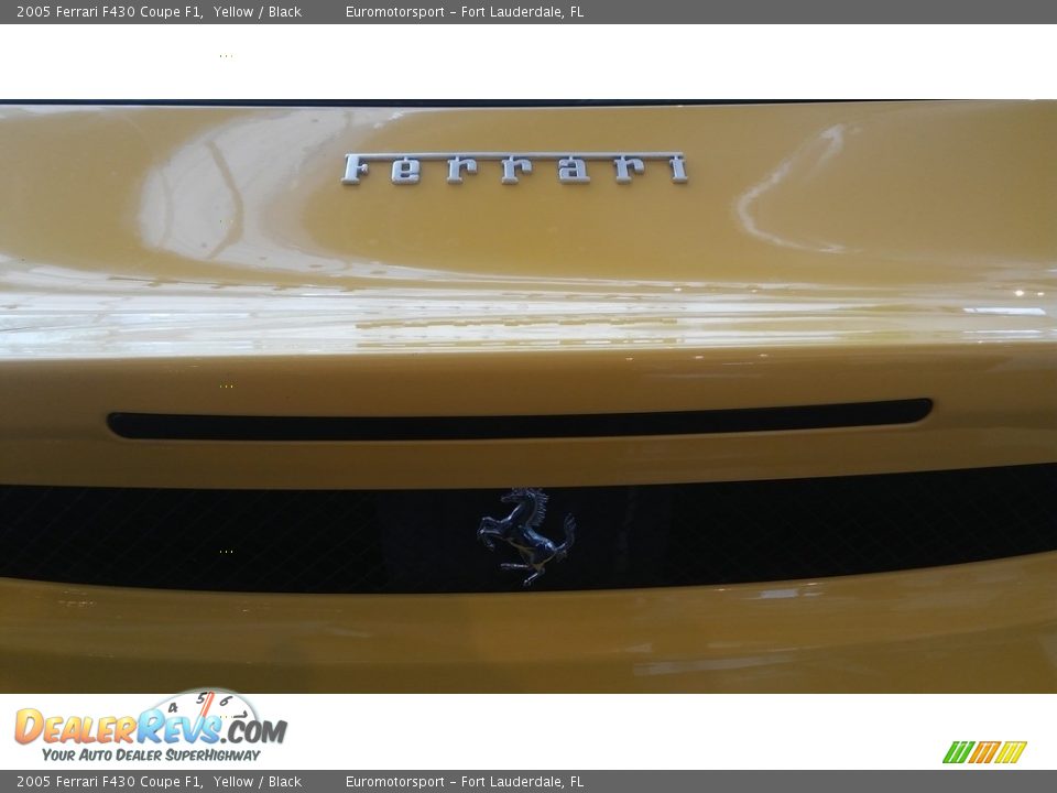 2005 Ferrari F430 Coupe F1 Yellow / Black Photo #35