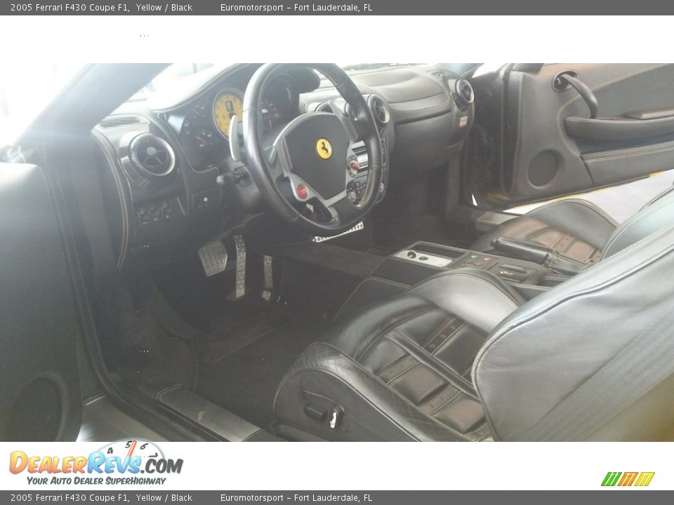 2005 Ferrari F430 Coupe F1 Yellow / Black Photo #41