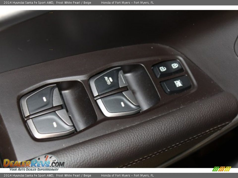 2014 Hyundai Santa Fe Sport AWD Frost White Pearl / Beige Photo #8