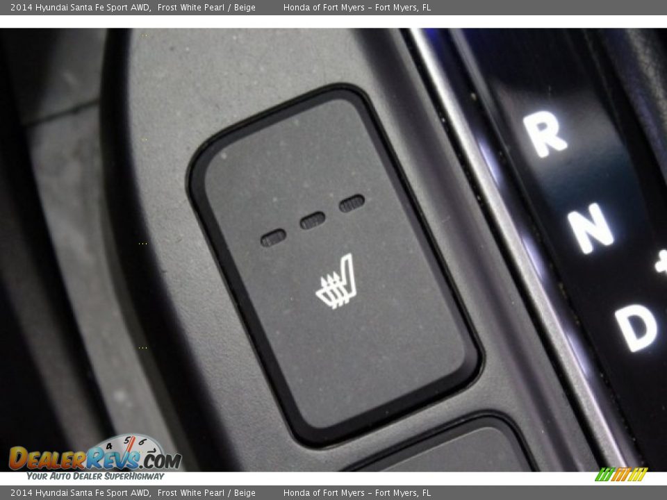 2014 Hyundai Santa Fe Sport AWD Frost White Pearl / Beige Photo #24