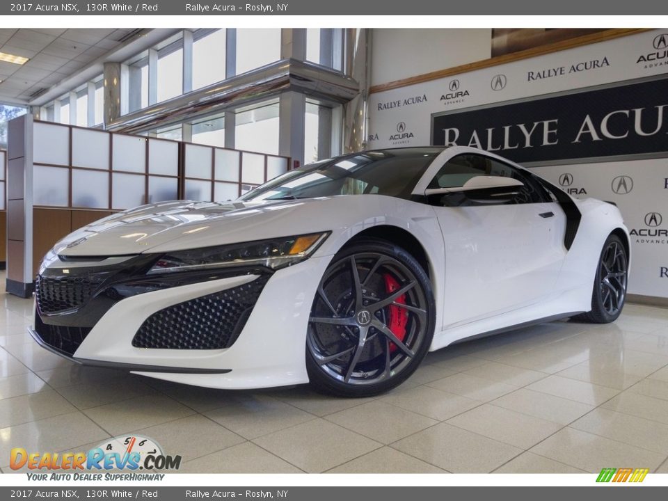 2017 Acura NSX 130R White / Red Photo #1