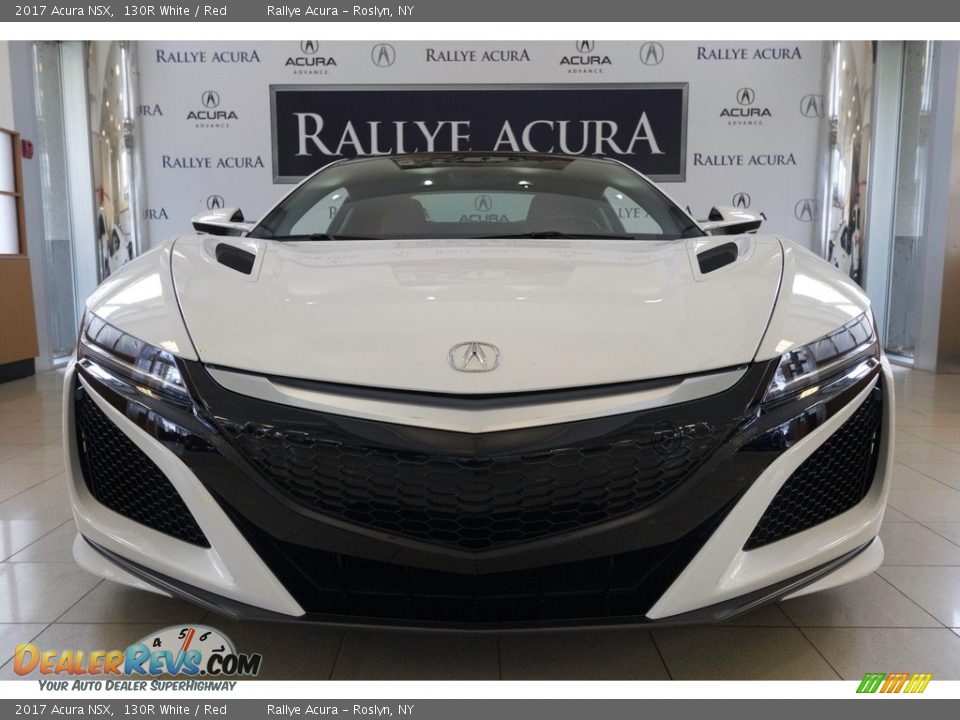 2017 Acura NSX 130R White / Red Photo #2