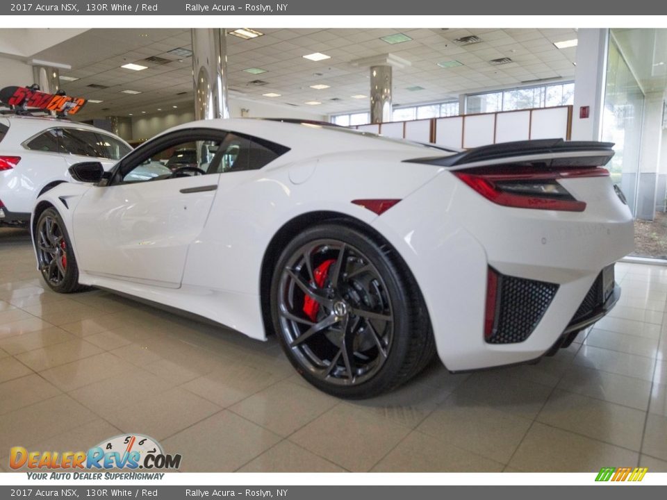 2017 Acura NSX 130R White / Red Photo #4