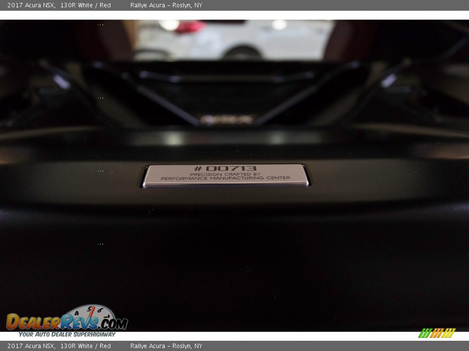 Info Tag of 2017 Acura NSX  Photo #10