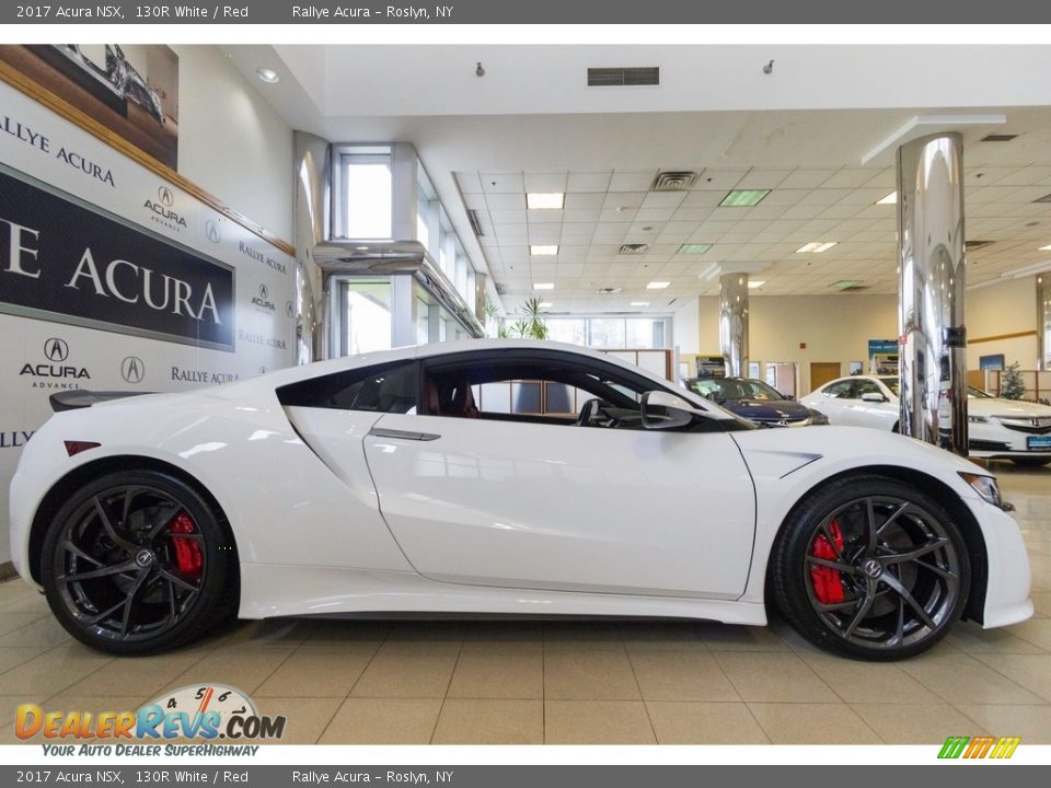 2017 Acura NSX 130R White / Red Photo #14