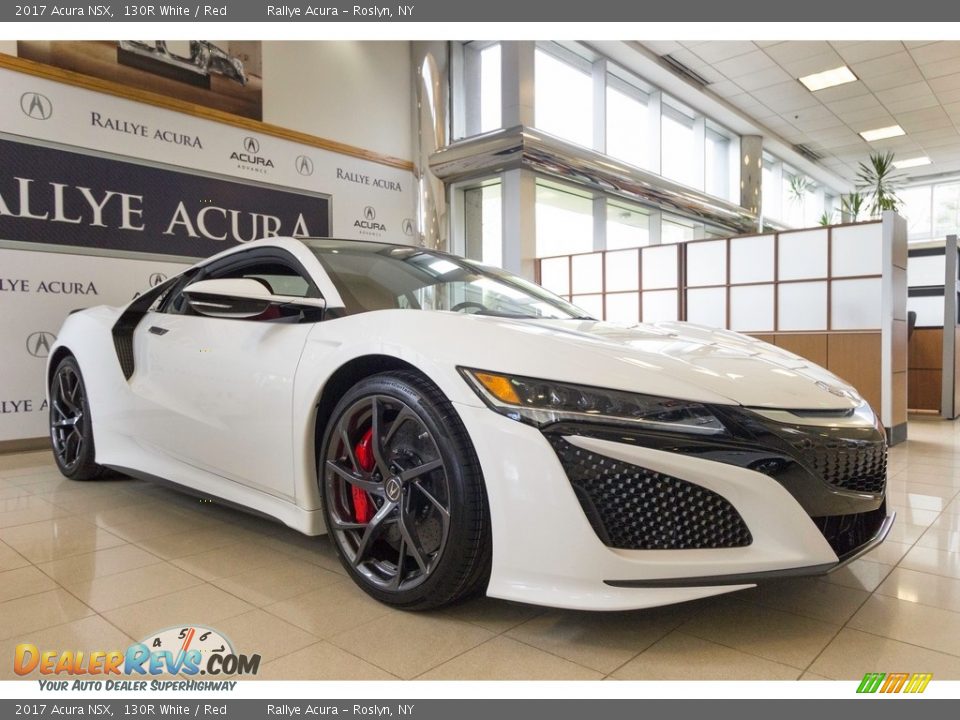 2017 Acura NSX 130R White / Red Photo #16