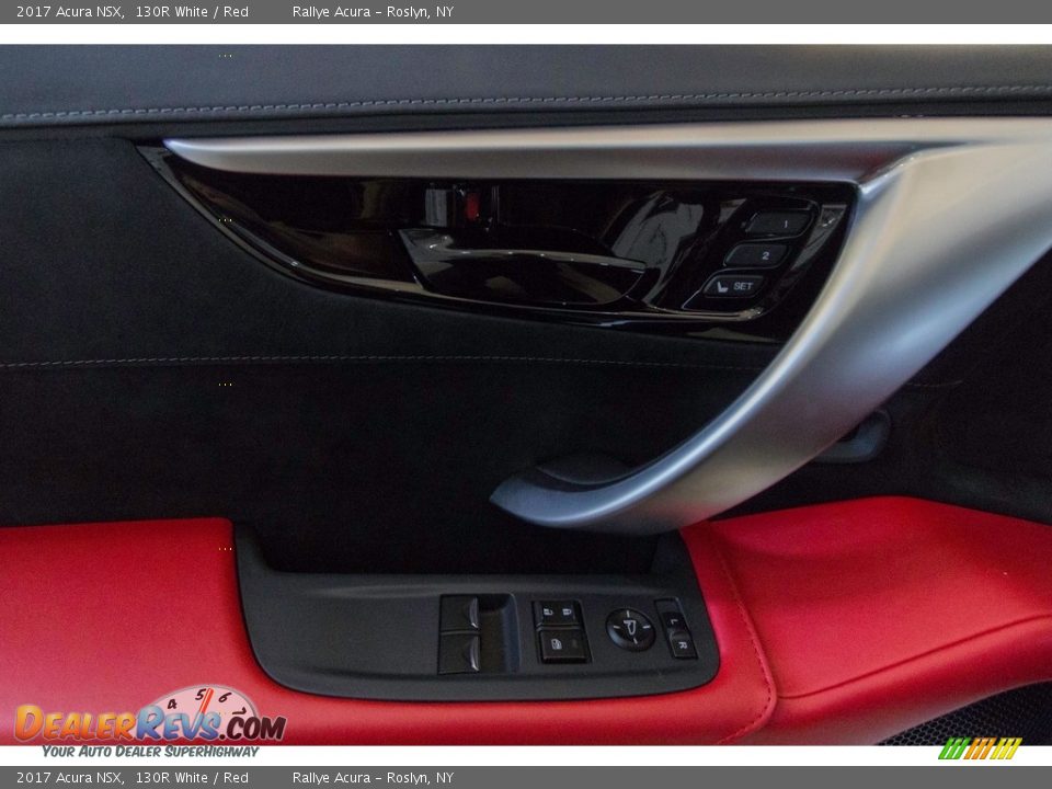 2017 Acura NSX 130R White / Red Photo #24