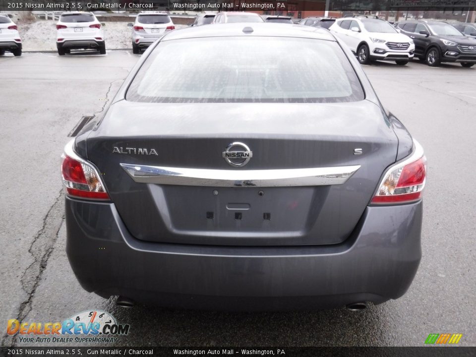 2015 Nissan Altima 2.5 S Gun Metallic / Charcoal Photo #8