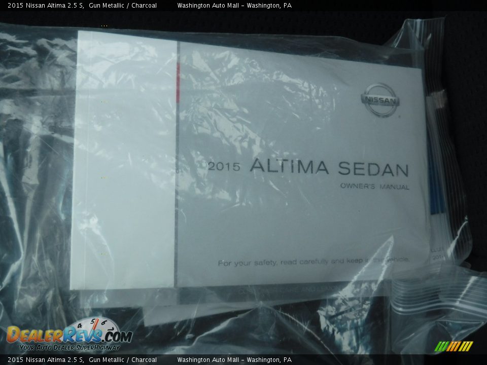 2015 Nissan Altima 2.5 S Gun Metallic / Charcoal Photo #22