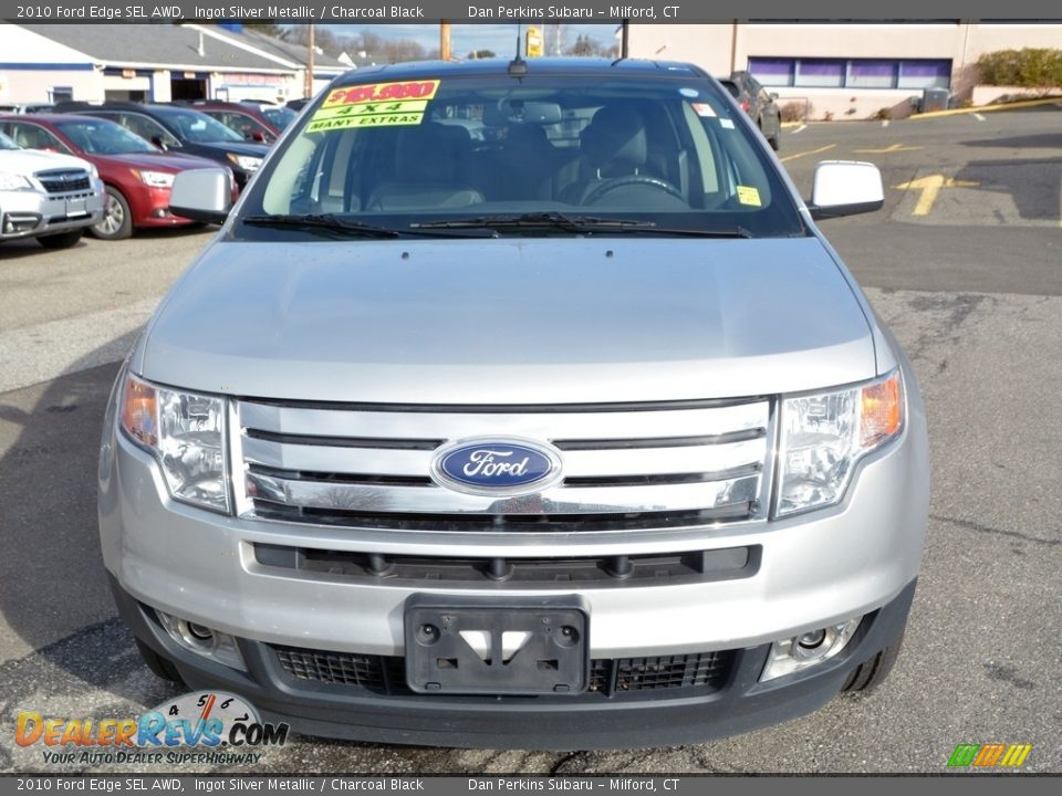 2010 Ford Edge SEL AWD Ingot Silver Metallic / Charcoal Black Photo #2