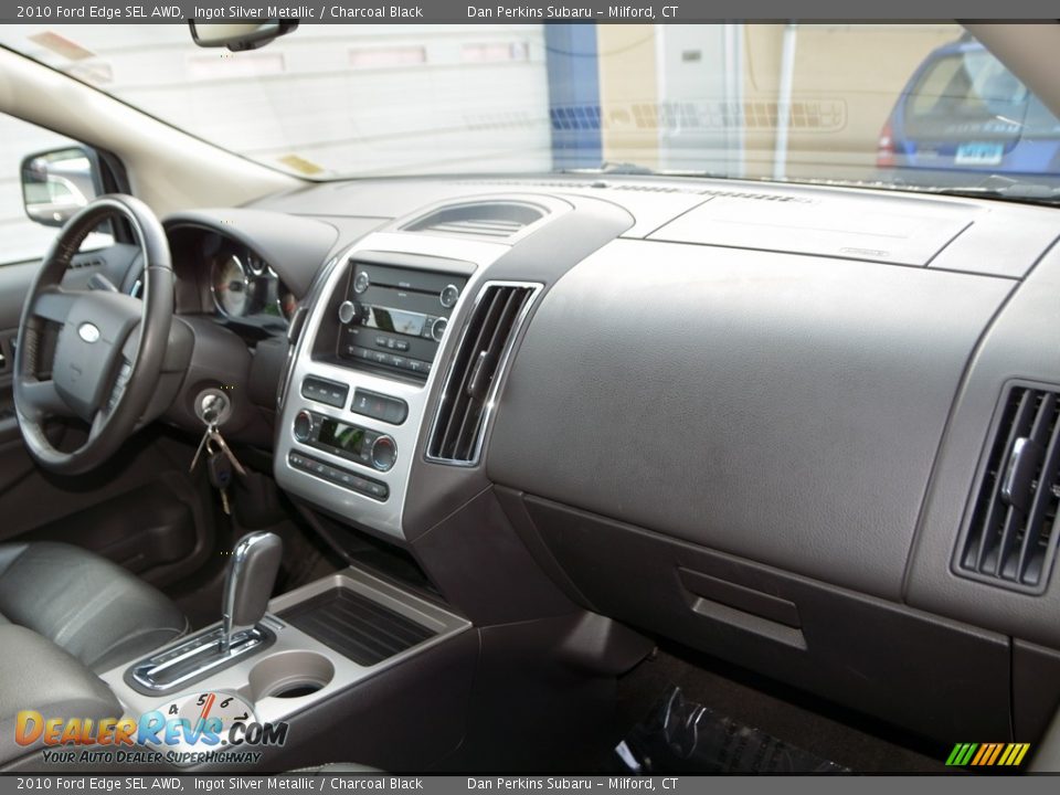 2010 Ford Edge SEL AWD Ingot Silver Metallic / Charcoal Black Photo #8