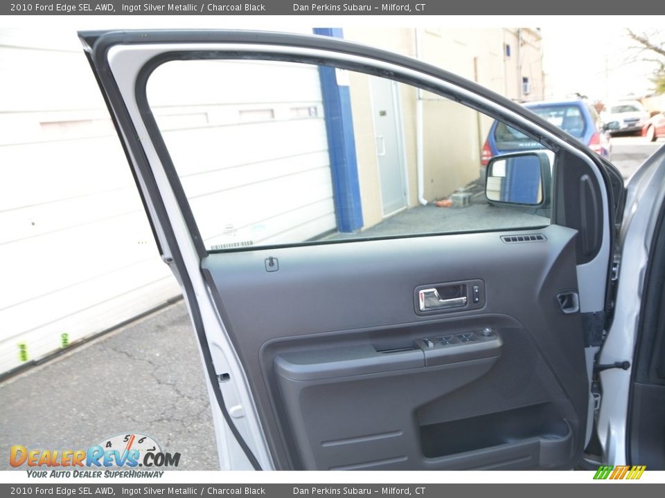 2010 Ford Edge SEL AWD Ingot Silver Metallic / Charcoal Black Photo #19
