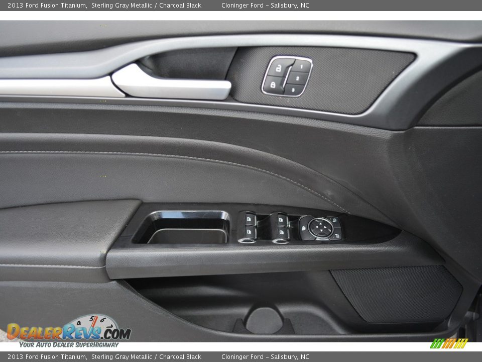 2013 Ford Fusion Titanium Sterling Gray Metallic / Charcoal Black Photo #8