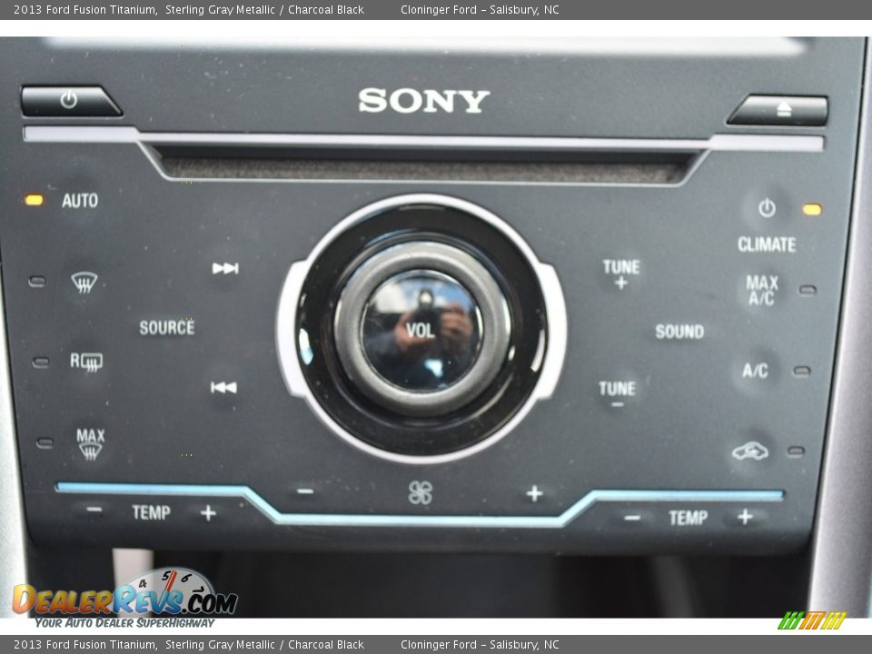 2013 Ford Fusion Titanium Sterling Gray Metallic / Charcoal Black Photo #19