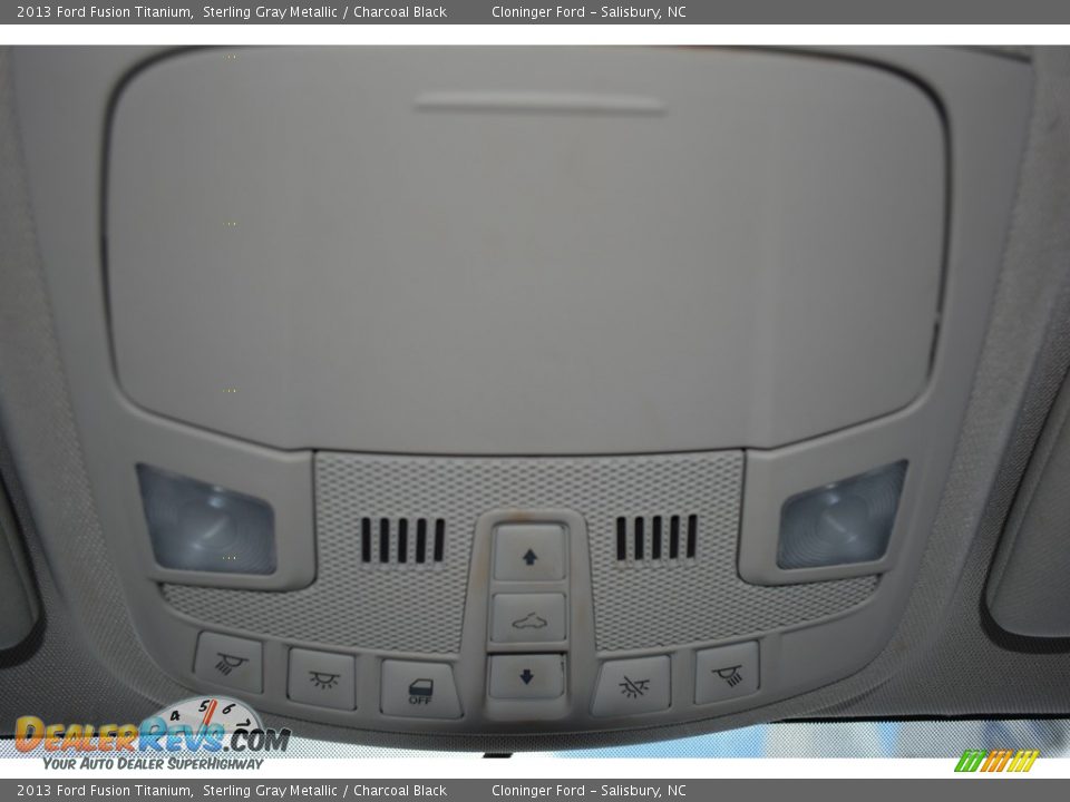 2013 Ford Fusion Titanium Sterling Gray Metallic / Charcoal Black Photo #24