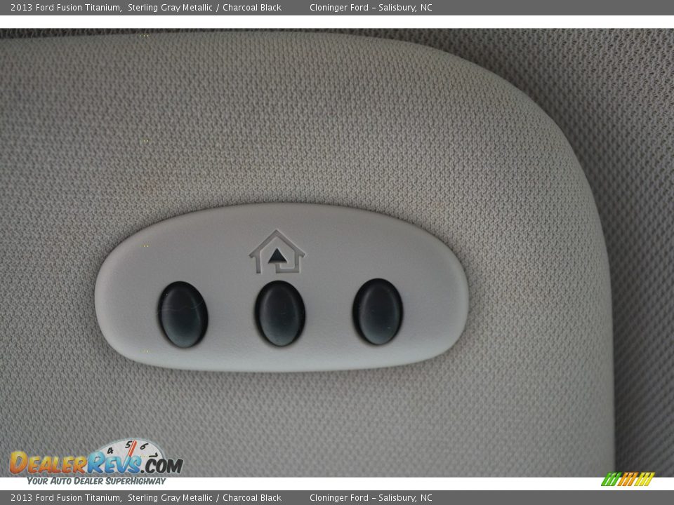 2013 Ford Fusion Titanium Sterling Gray Metallic / Charcoal Black Photo #25