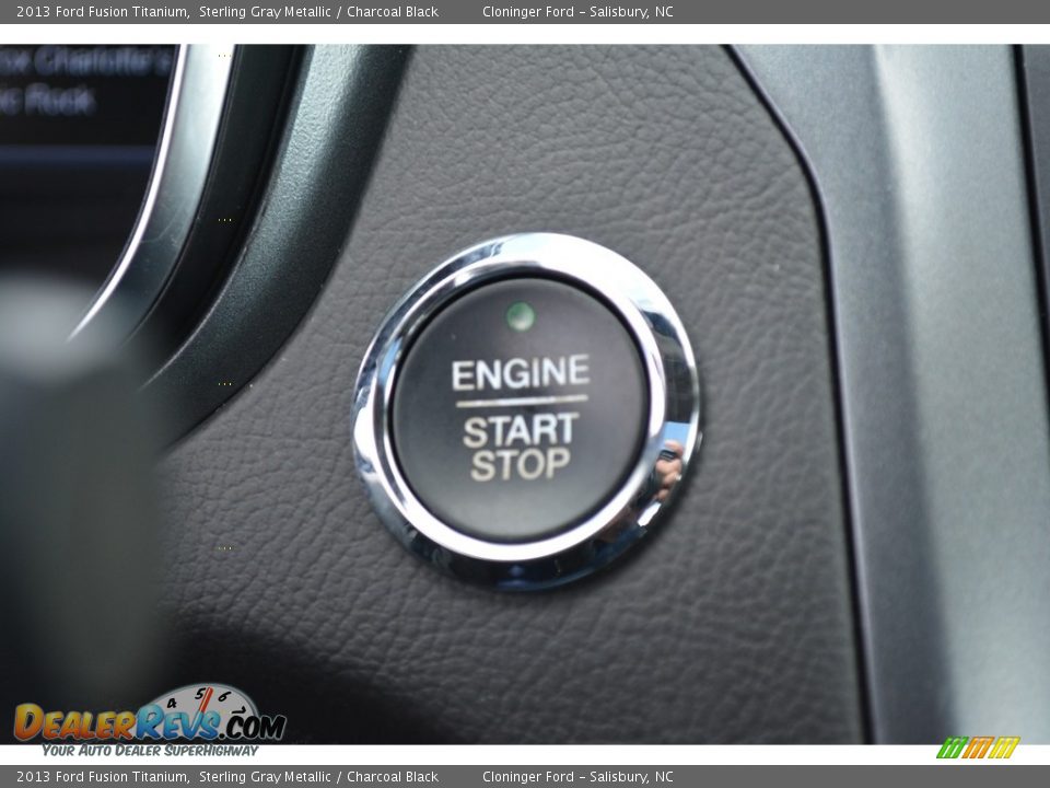 2013 Ford Fusion Titanium Sterling Gray Metallic / Charcoal Black Photo #26