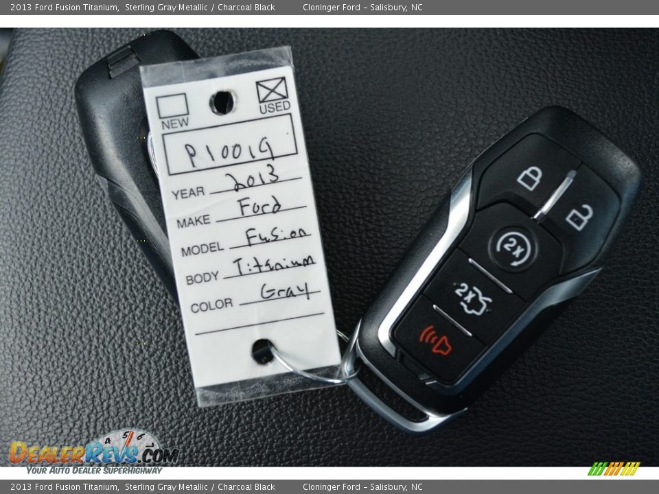 2013 Ford Fusion Titanium Sterling Gray Metallic / Charcoal Black Photo #27