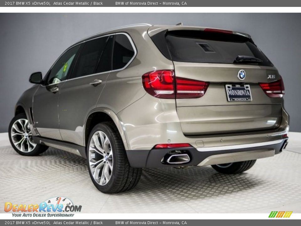 2017 BMW X5 xDrive50i Atlas Cedar Metallic / Black Photo #3