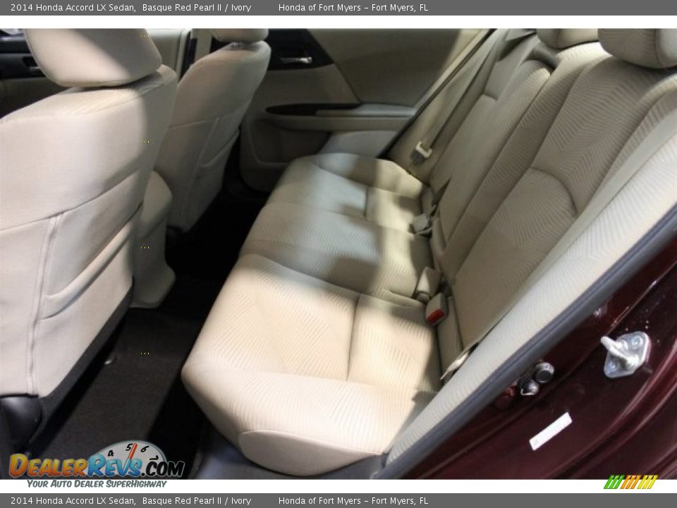 2014 Honda Accord LX Sedan Basque Red Pearl II / Ivory Photo #26