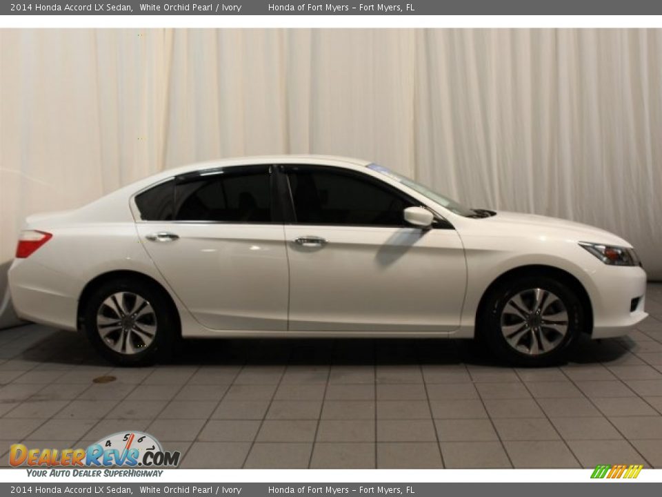 2014 Honda Accord LX Sedan White Orchid Pearl / Ivory Photo #3