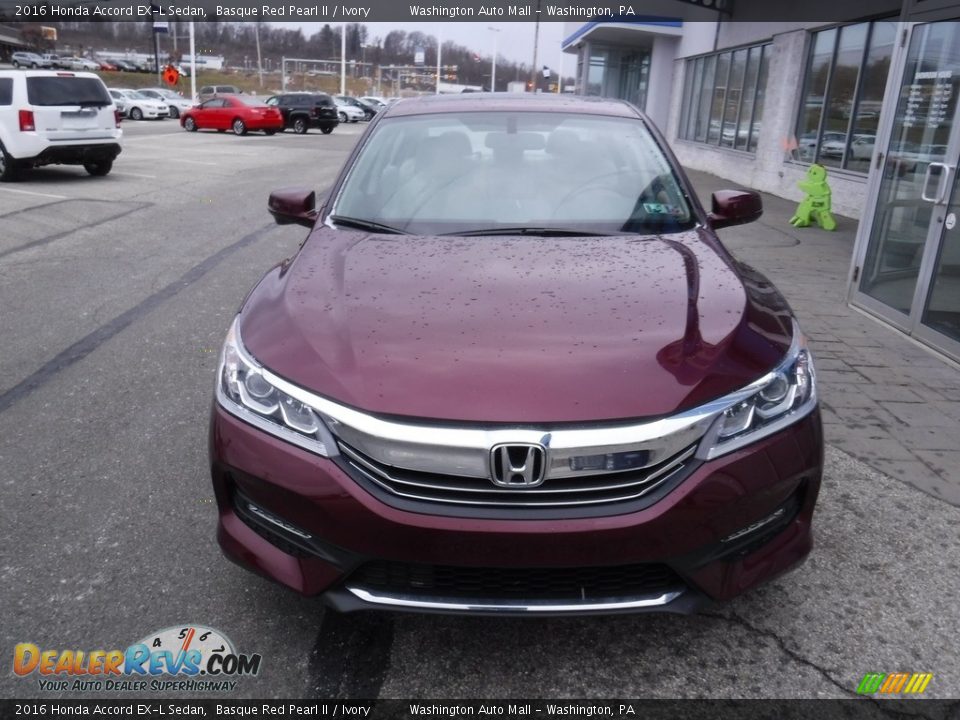 2016 Honda Accord EX-L Sedan Basque Red Pearl II / Ivory Photo #4