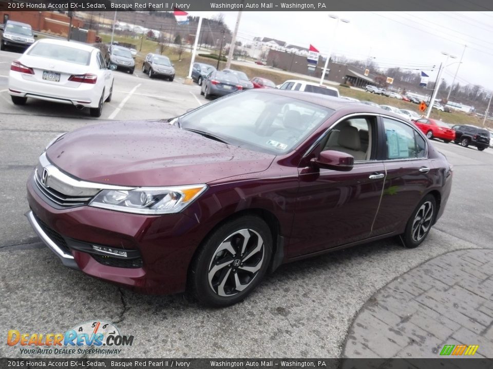 2016 Honda Accord EX-L Sedan Basque Red Pearl II / Ivory Photo #5