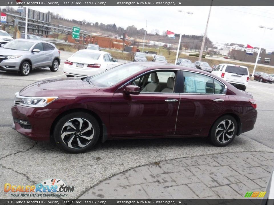 2016 Honda Accord EX-L Sedan Basque Red Pearl II / Ivory Photo #6