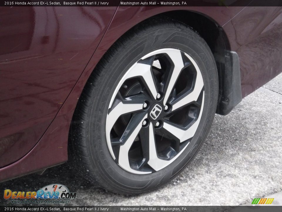 2016 Honda Accord EX-L Sedan Basque Red Pearl II / Ivory Photo #7