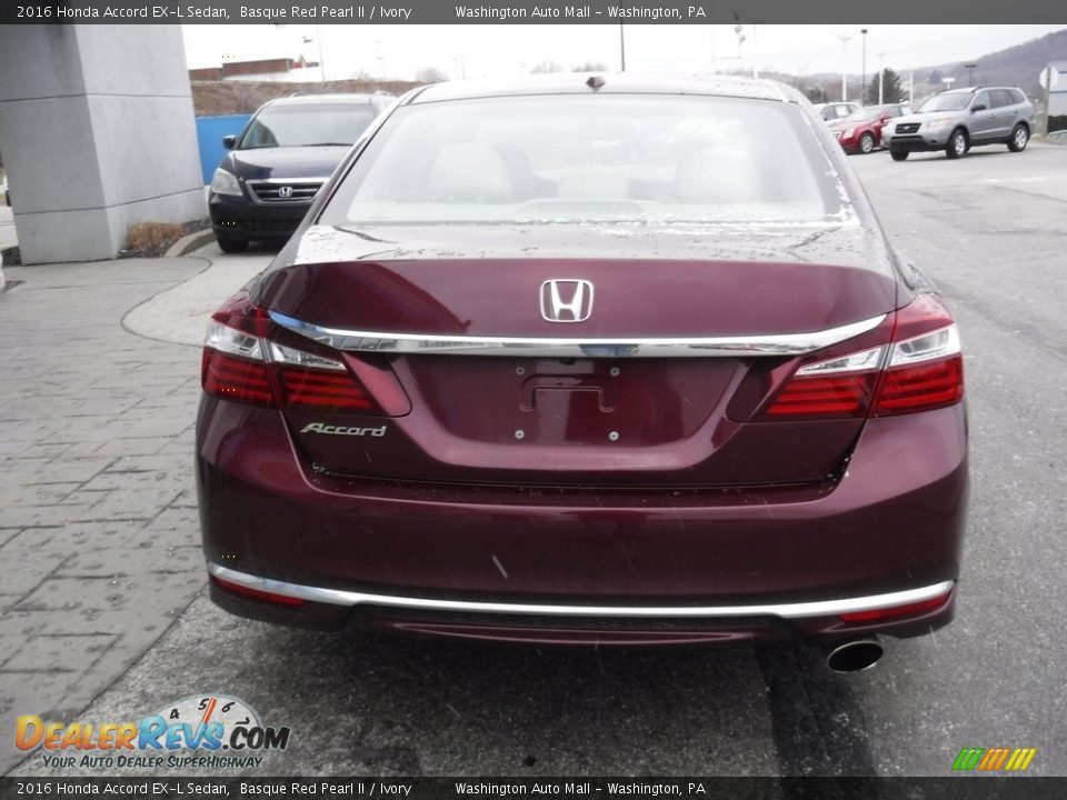 2016 Honda Accord EX-L Sedan Basque Red Pearl II / Ivory Photo #9