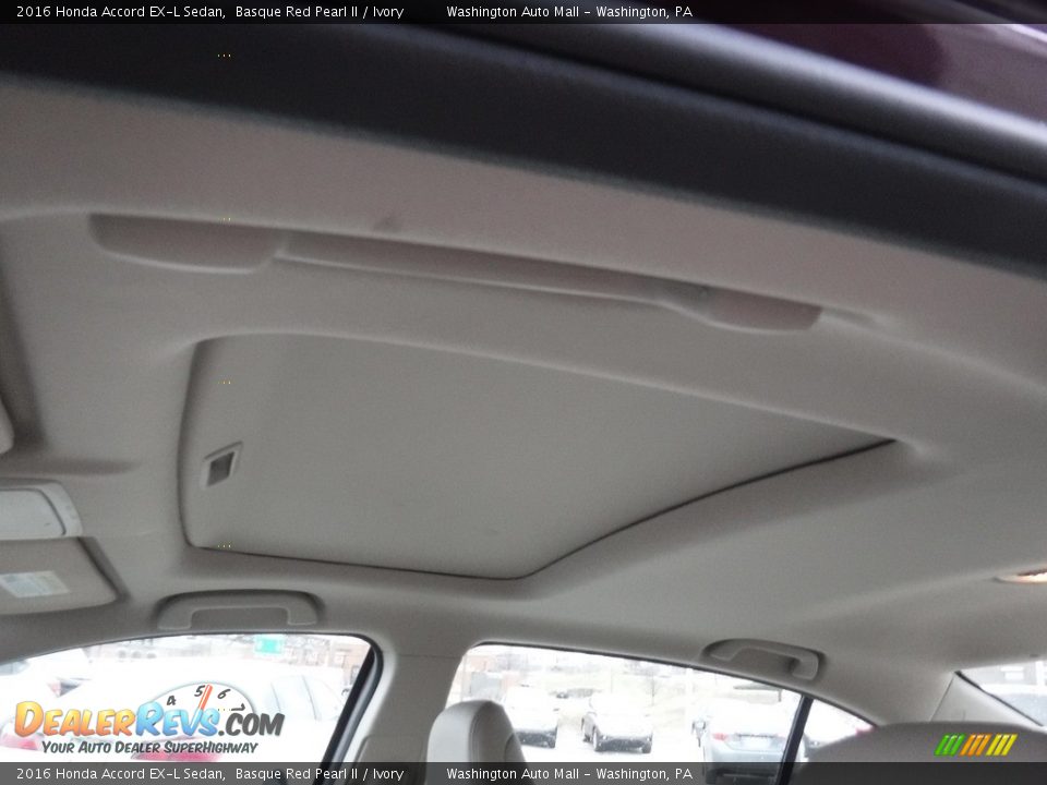 2016 Honda Accord EX-L Sedan Basque Red Pearl II / Ivory Photo #11