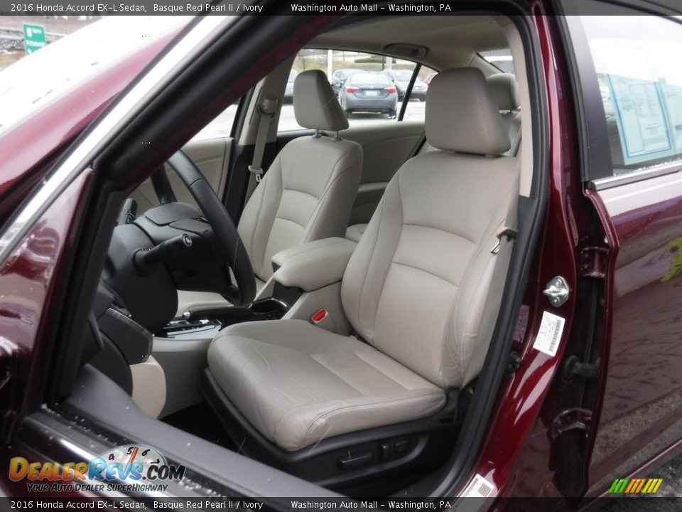 2016 Honda Accord EX-L Sedan Basque Red Pearl II / Ivory Photo #13