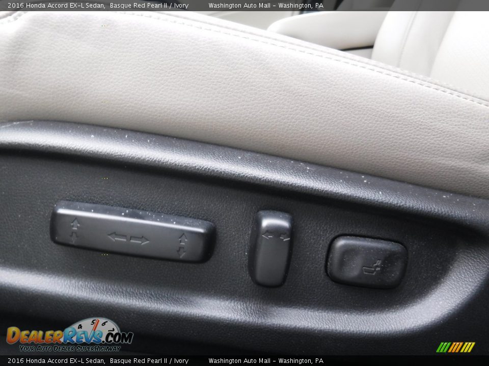 2016 Honda Accord EX-L Sedan Basque Red Pearl II / Ivory Photo #14