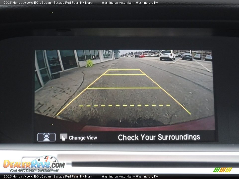 2016 Honda Accord EX-L Sedan Basque Red Pearl II / Ivory Photo #20