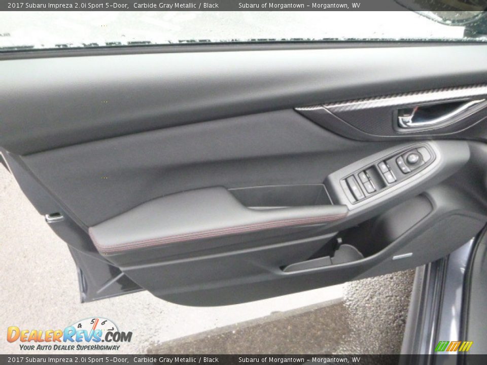 2017 Subaru Impreza 2.0i Sport 5-Door Carbide Gray Metallic / Black Photo #12