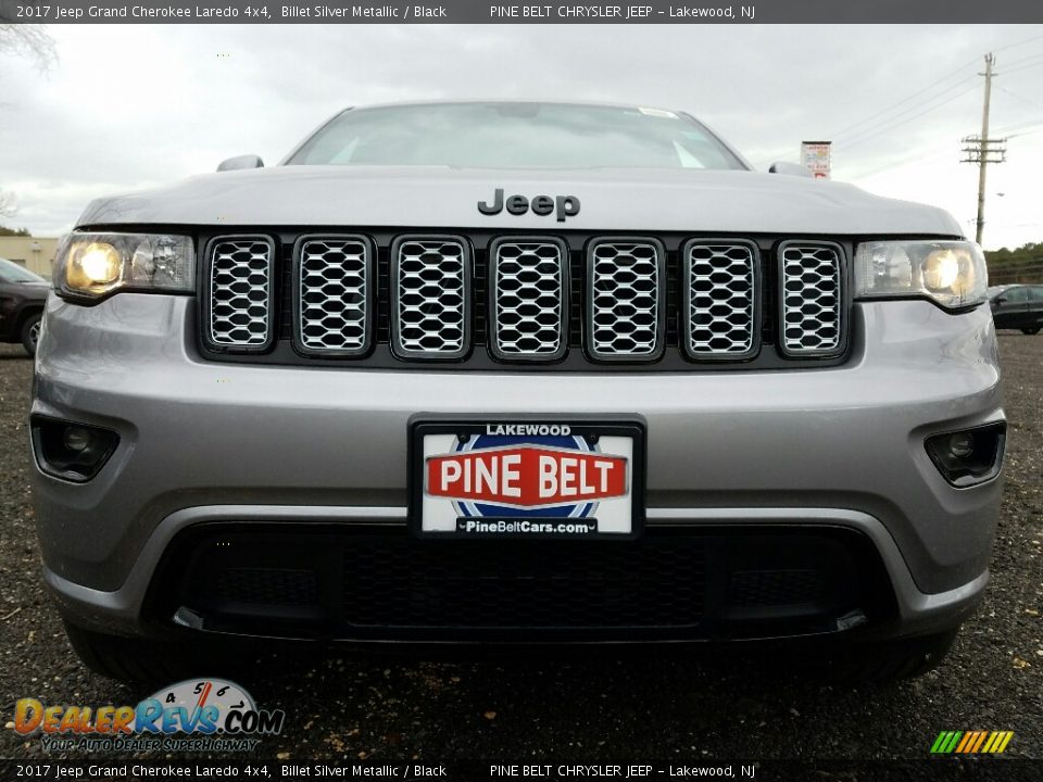 2017 Jeep Grand Cherokee Laredo 4x4 Billet Silver Metallic / Black Photo #2