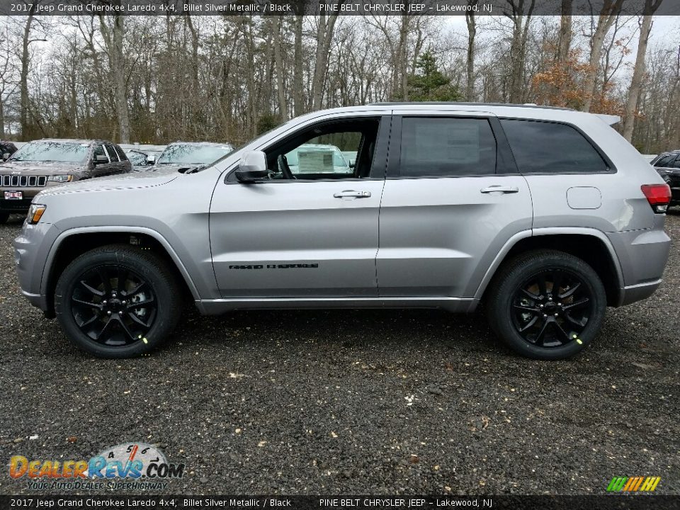 2017 Jeep Grand Cherokee Laredo 4x4 Billet Silver Metallic / Black Photo #3