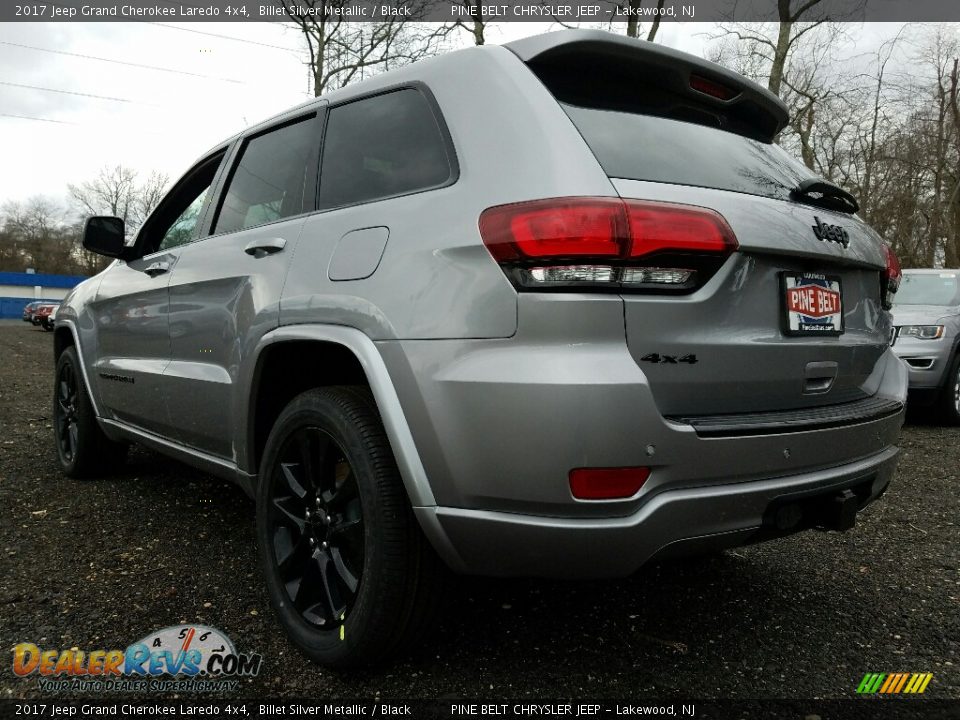 2017 Jeep Grand Cherokee Laredo 4x4 Billet Silver Metallic / Black Photo #4