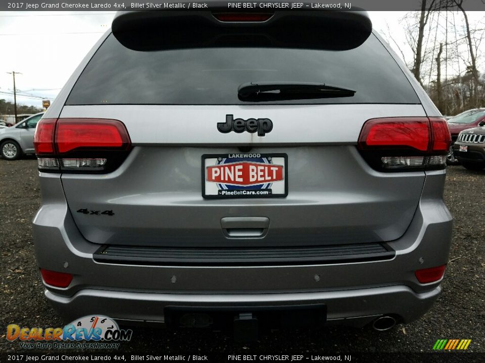 2017 Jeep Grand Cherokee Laredo 4x4 Billet Silver Metallic / Black Photo #5