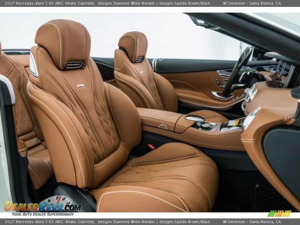 designo Saddle Brown/Black Interior - 2017 Mercedes-Benz S 63 AMG 4Matic Cabriolet Photo #12