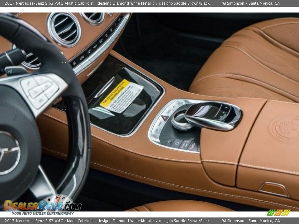 2017 Mercedes-Benz S 63 AMG 4Matic Cabriolet designo Diamond White Metallic / designo Saddle Brown/Black Photo #16