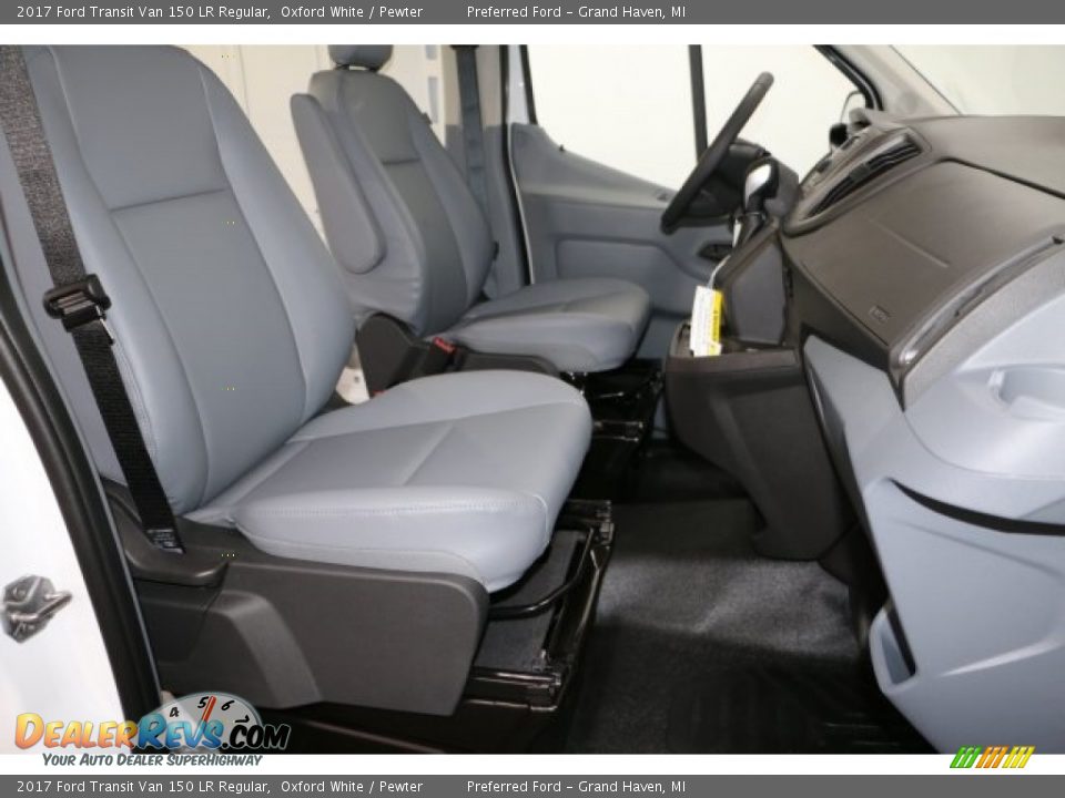 2017 Ford Transit Van 150 LR Regular Oxford White / Pewter Photo #4