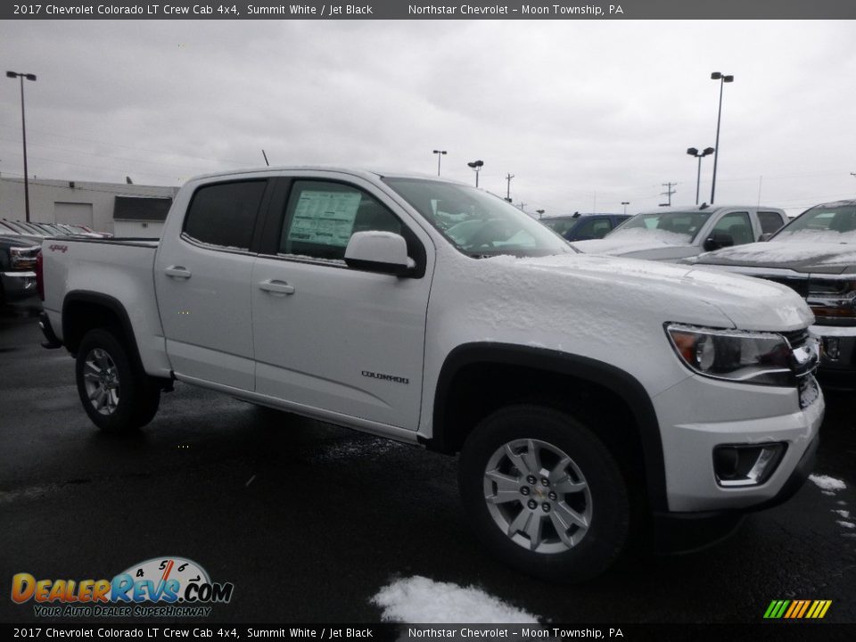 2017 Chevrolet Colorado LT Crew Cab 4x4 Summit White / Jet Black Photo #3