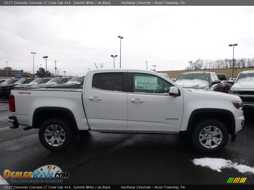 2017 Chevrolet Colorado LT Crew Cab 4x4 Summit White / Jet Black Photo #4