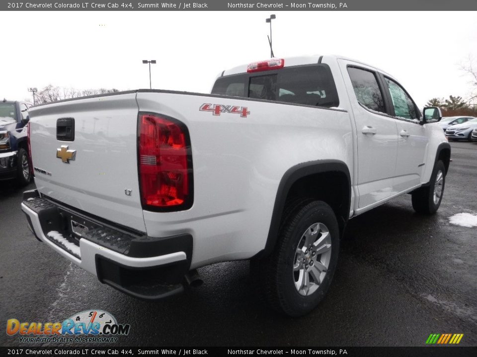 2017 Chevrolet Colorado LT Crew Cab 4x4 Summit White / Jet Black Photo #6