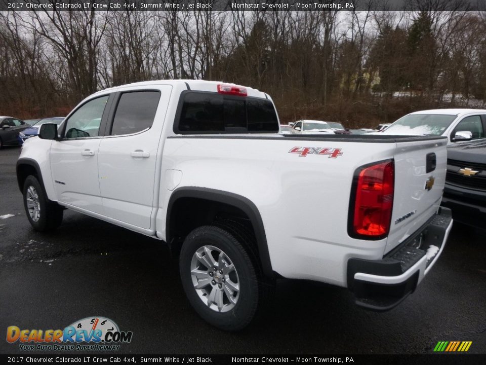 2017 Chevrolet Colorado LT Crew Cab 4x4 Summit White / Jet Black Photo #8